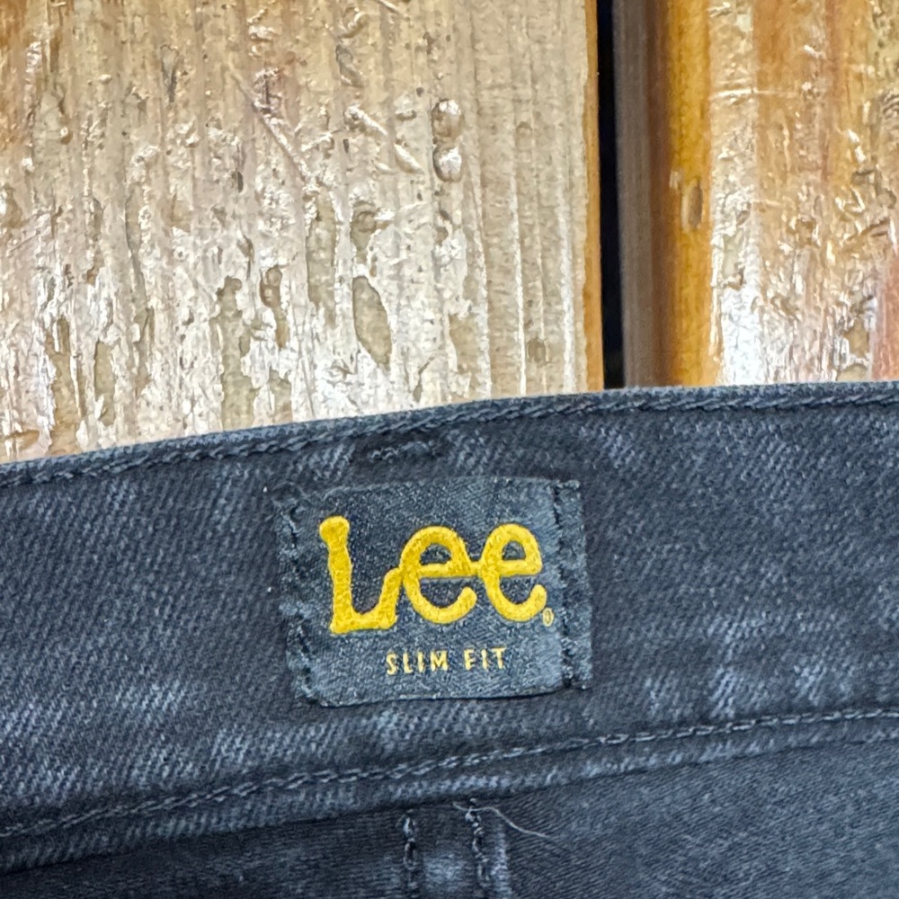 Lee Black slim fit Straight-Leg Jeans 33 x 34 - Picture 2 of 4